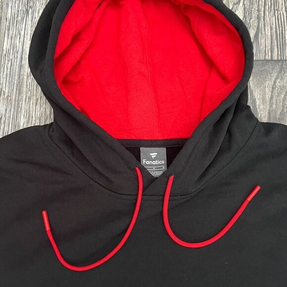 🔥⚾️ NWT CLEVELAND GUARDIANS MLB Hoodie Sweatshirt Black/Red Size Lg - Brand NEW - Picture 6 of 13